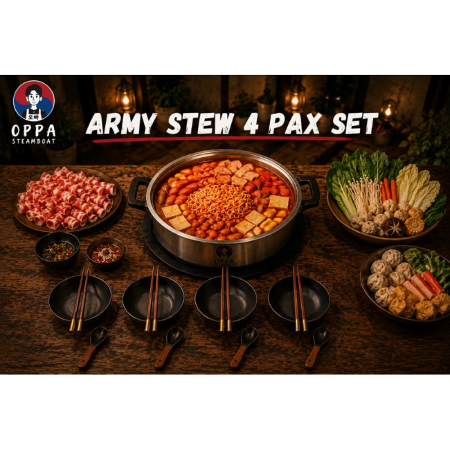Korean Army Stew 4 Pax Set