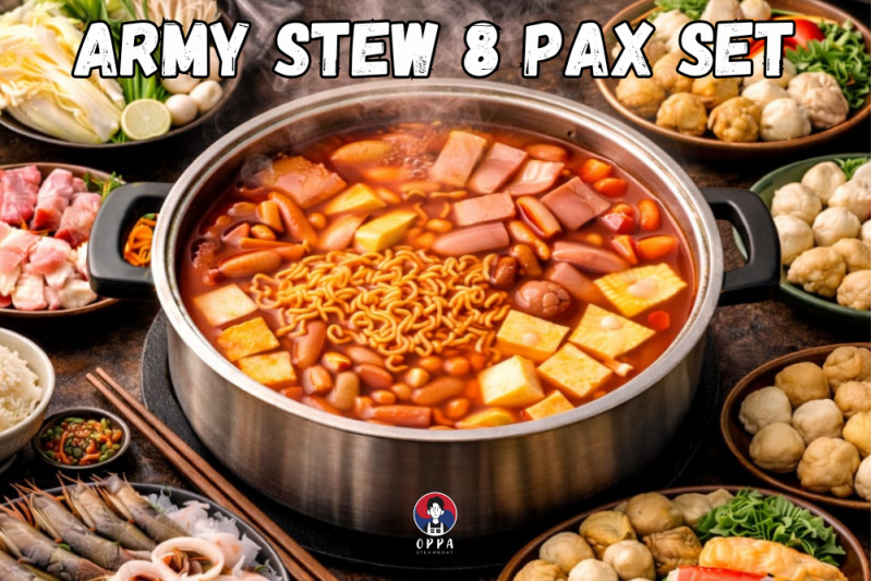Korean Army Stew 8 Pax Set