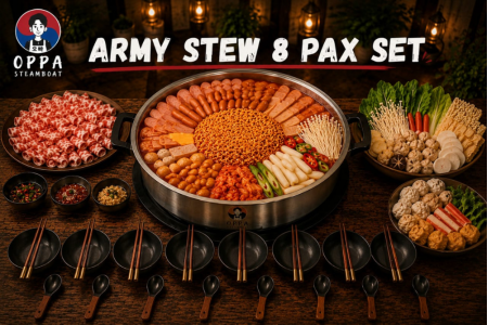 Korean Army Stew 8 Pax Set