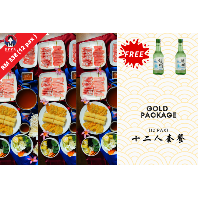 Gold Package (12 Pax) 
