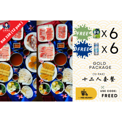 Gold Package (12 Pax) Free Delivery. Please Use Code [FREED]