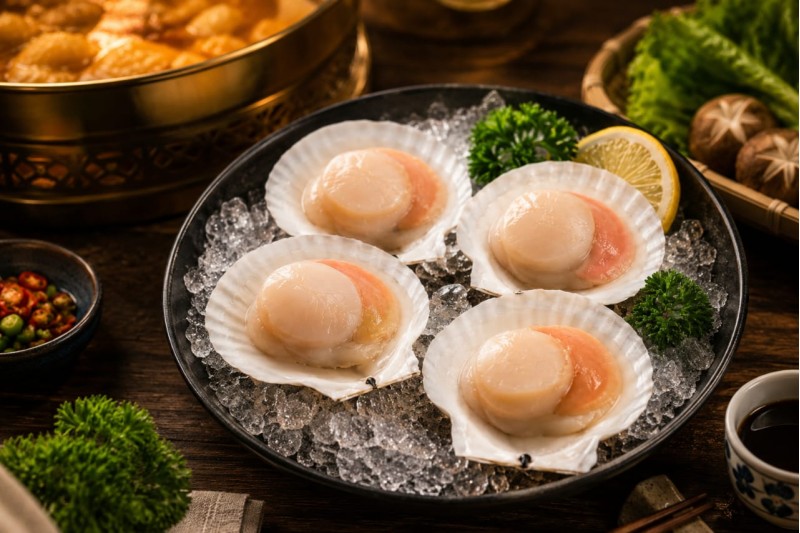 Half Shell Japanese Scallop (4 pcs)