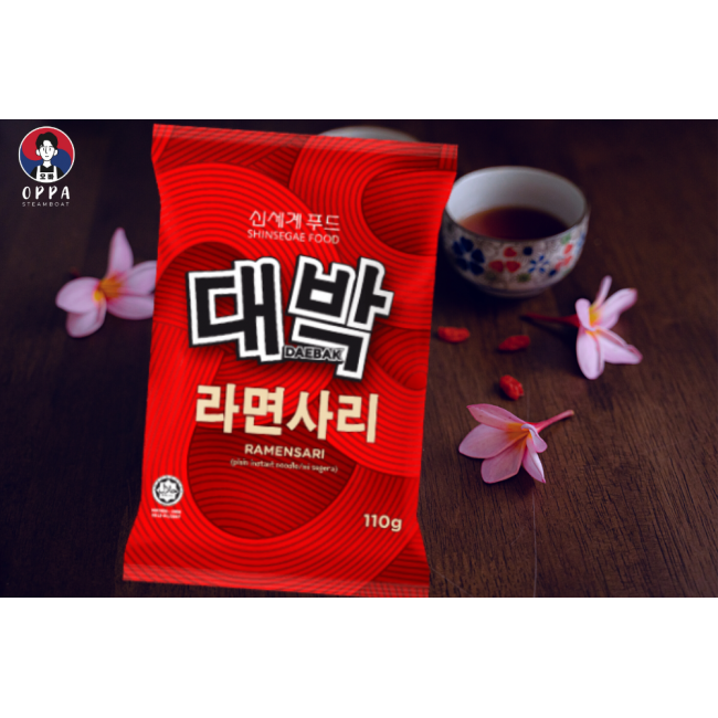 Korean Daebak Ramensari Plain Noodle (110G)