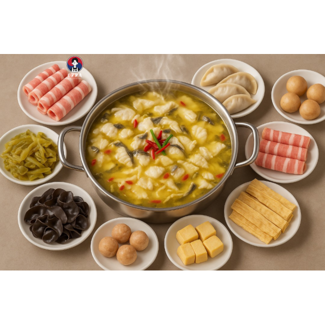 Premium Lao Tan Pickled Mustard Fish Hotpot