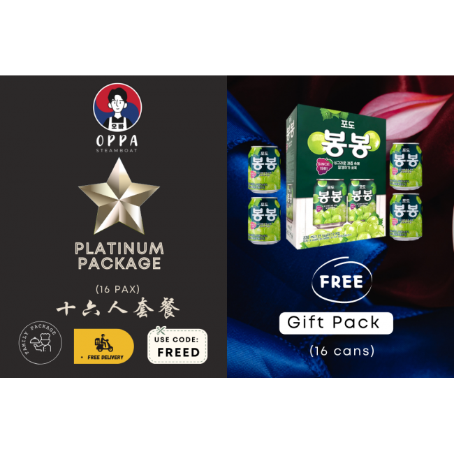 Platinum Package (16 Pax) 