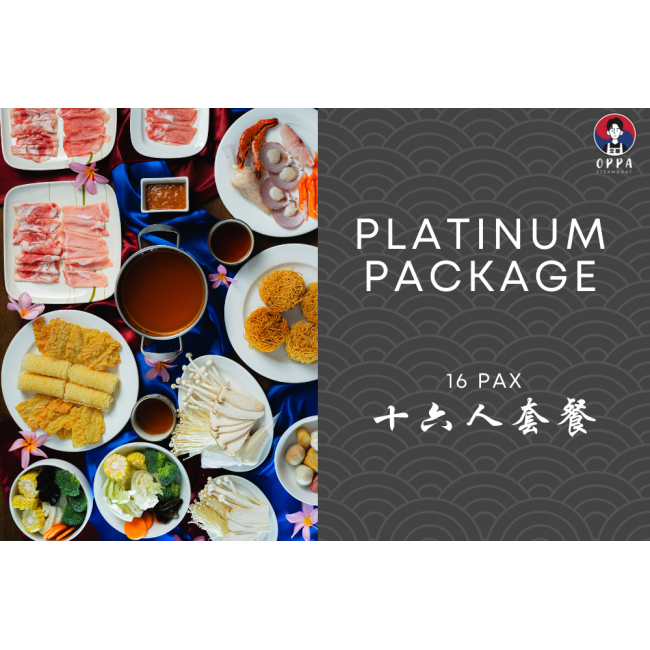 Platinum Package (16 Pax) 