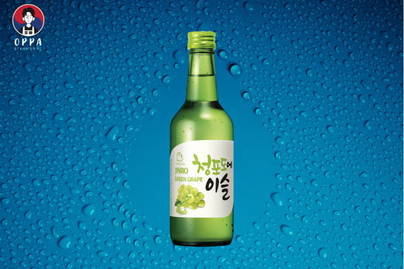 Jinro Green Grape Soju - Grape (360ml) 