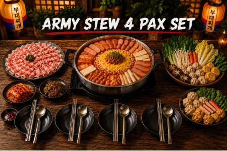Korean Army Stew 4 Pax Set