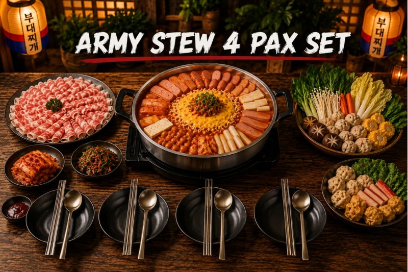 Korean Army Stew 4 Pax Set