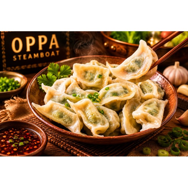 4 Flavors Handmade Dumpling (8 pcs)