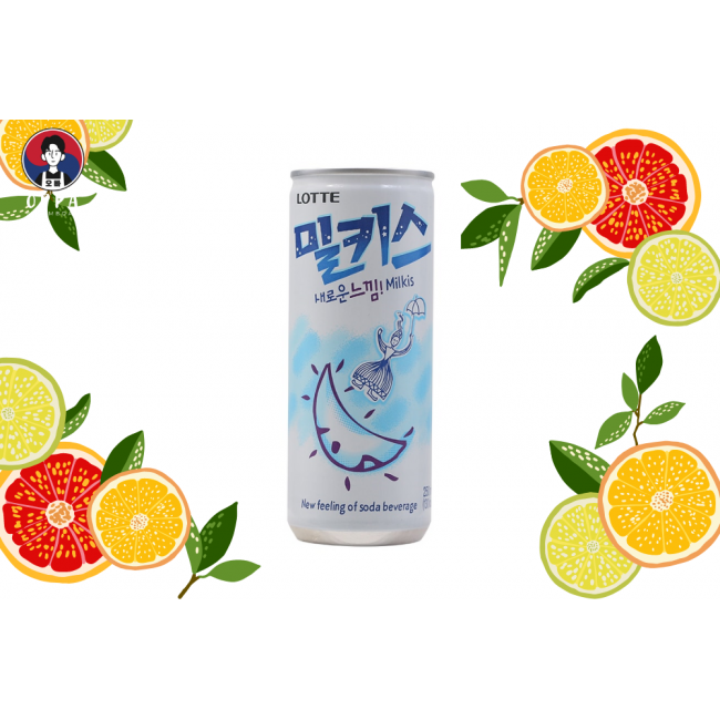 Korean Lotte Milkis Soda (250 ml)